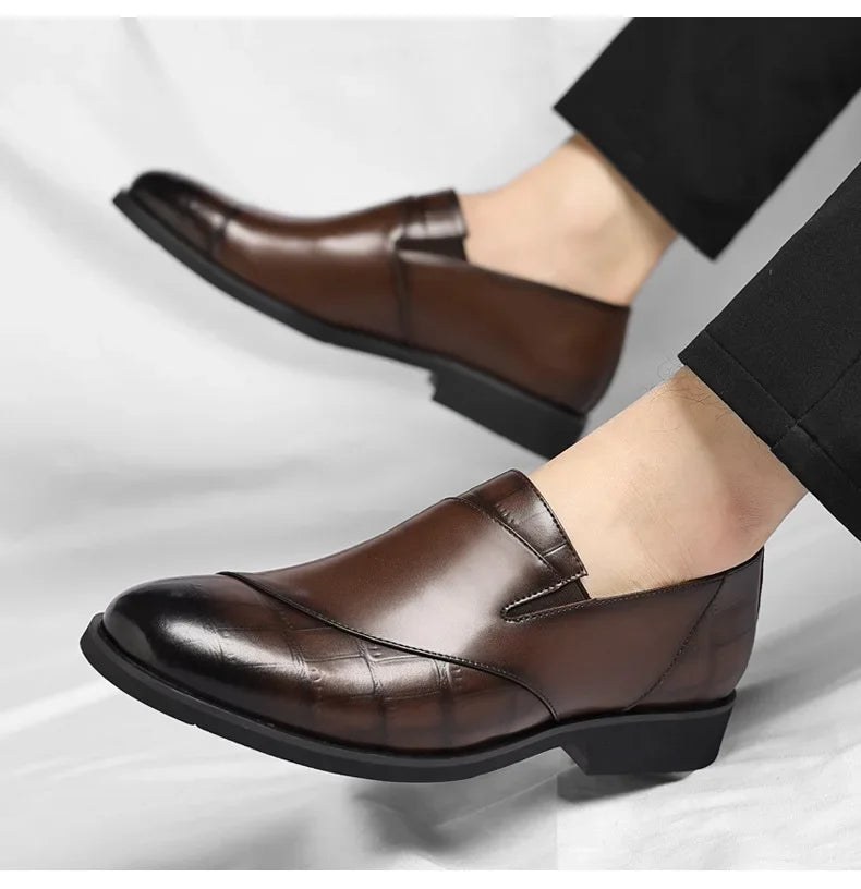 Mocasines de cuero