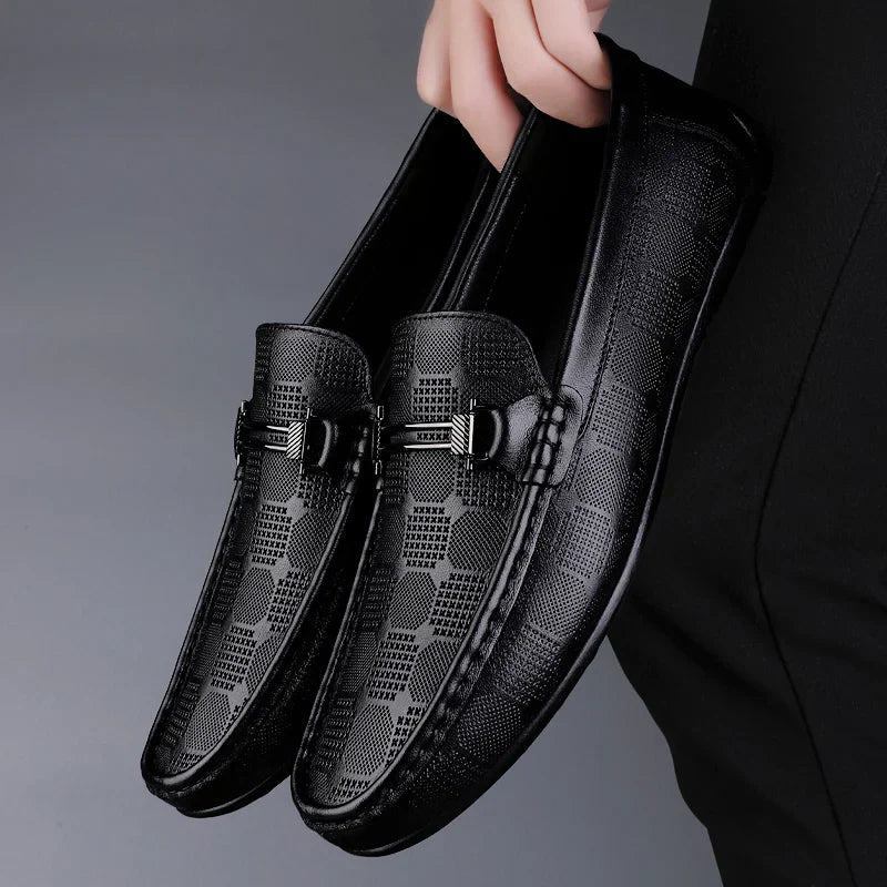 Mocasín Giorgio italiano de cuero genuino