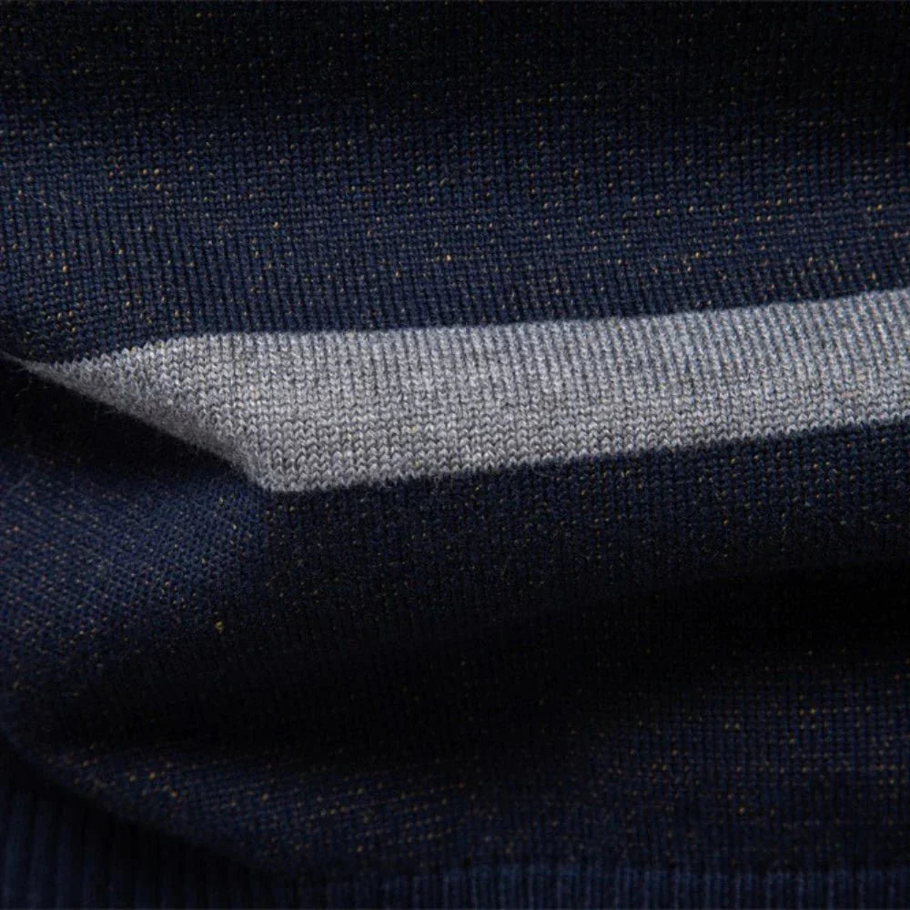 Carlos | Suéter de punto para hombres con diseño de rombos
