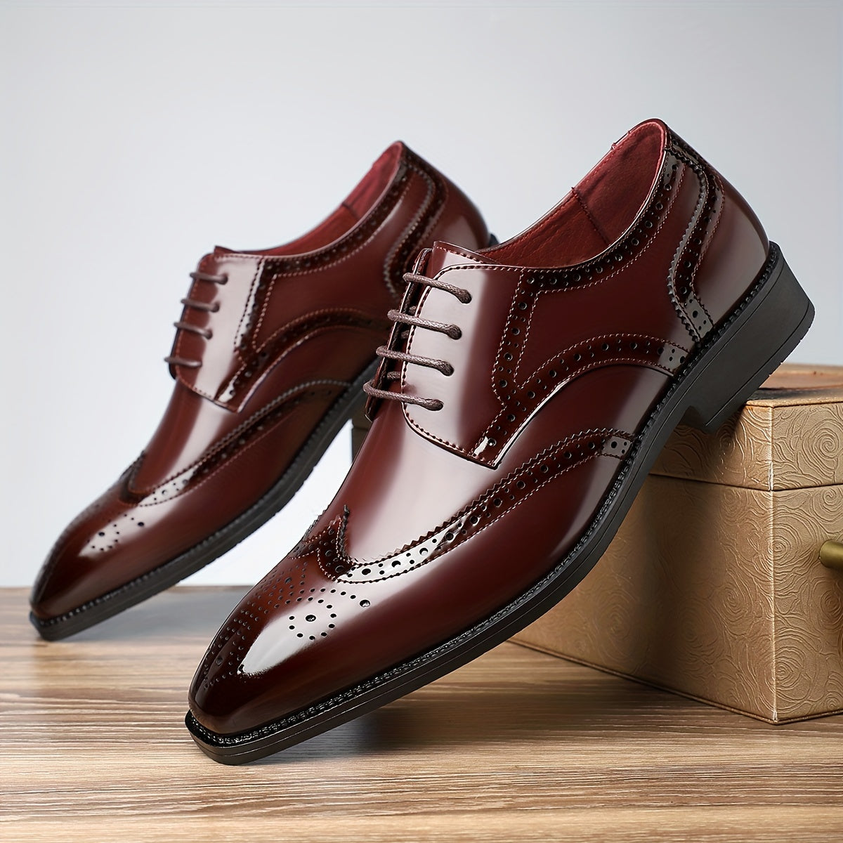 Fabiano | Zapatos de Cordones de Cuero