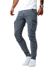 Marino Pantalones elásticos cargo