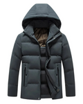 Elegante abrigo de invierno impermeable