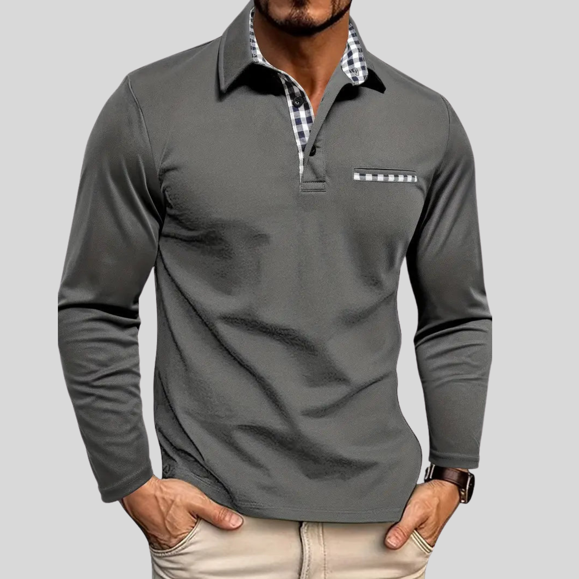 Juan | Camiseta polo de manga larga