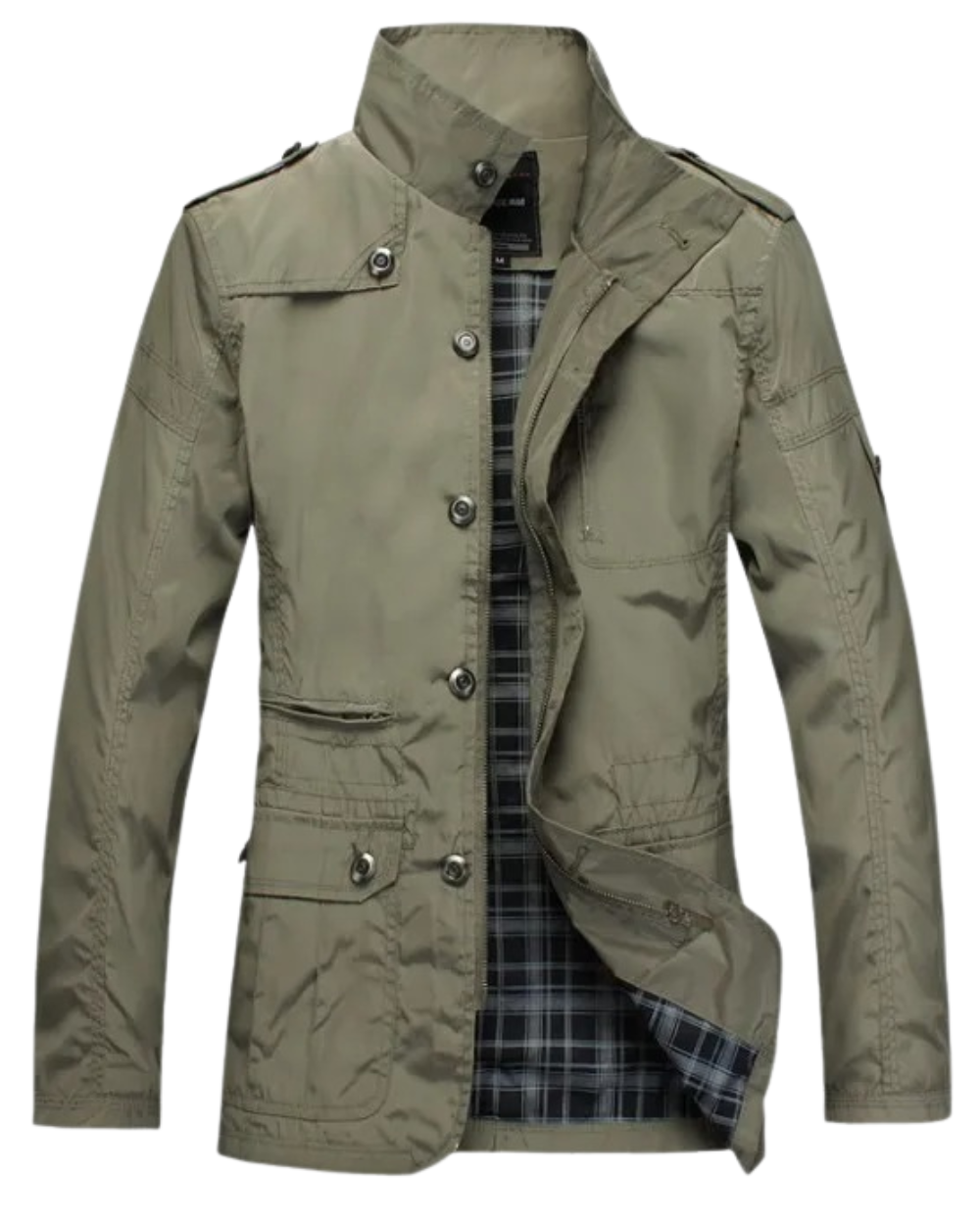 Chaqueta elegante resistente al viento