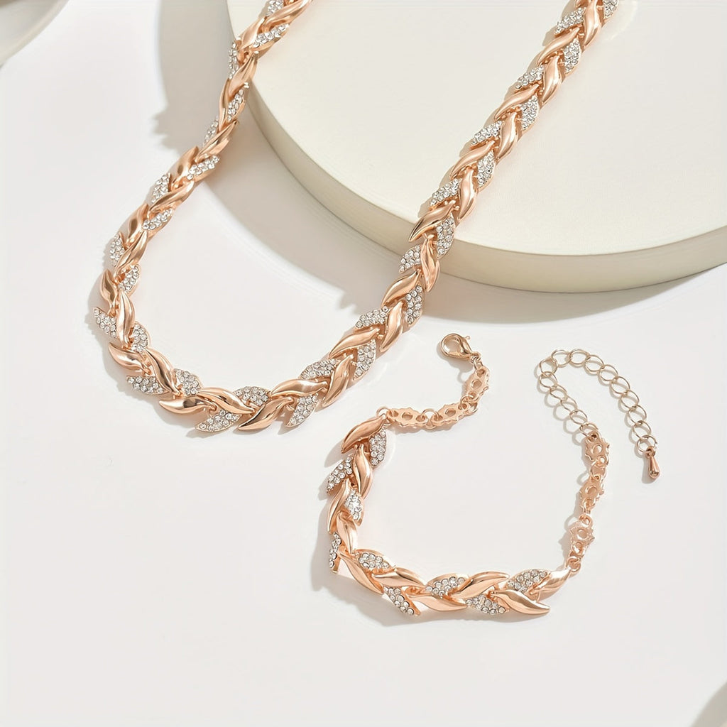 Verónica – Parure de Strass y Cristal