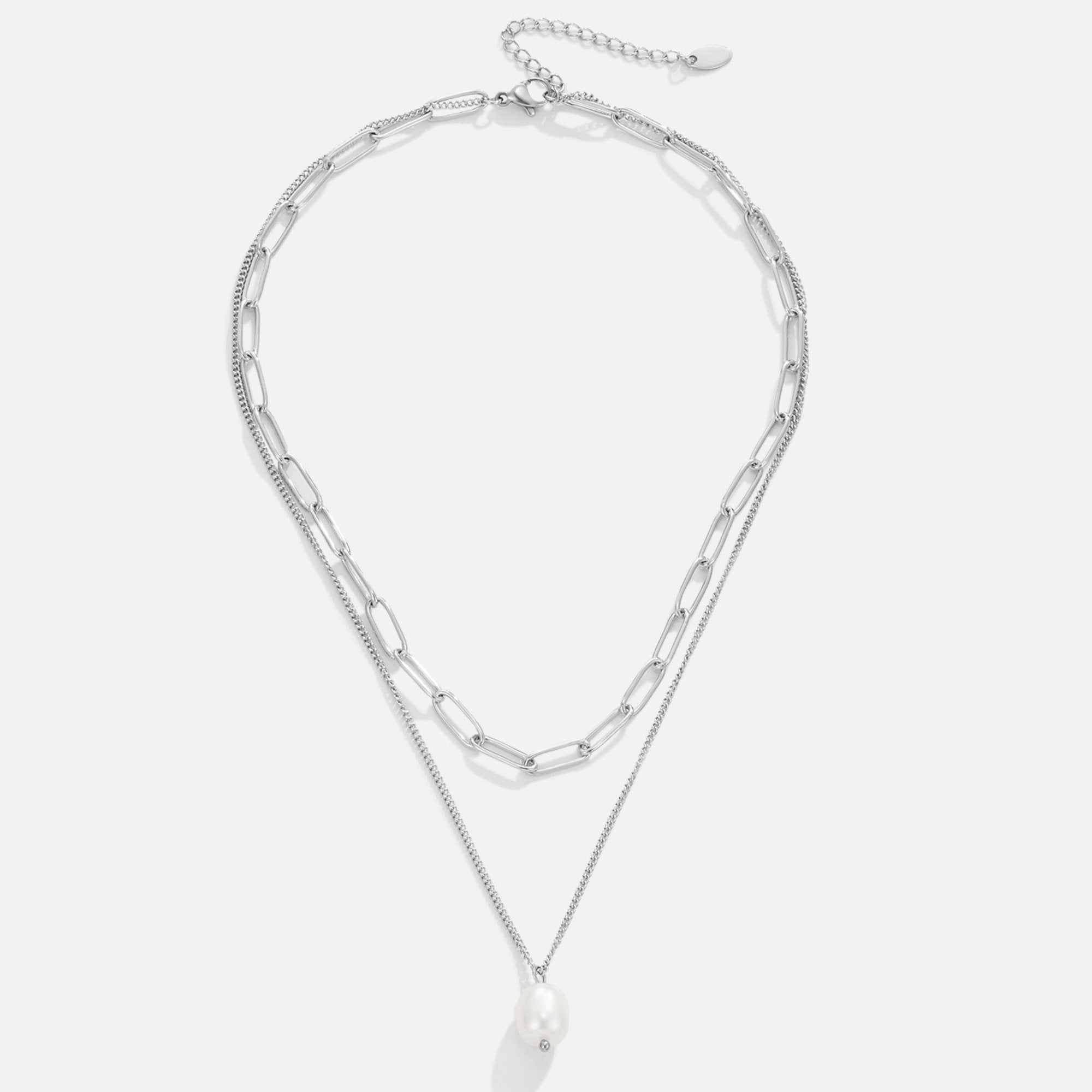 Collar de plata Angela Perlen