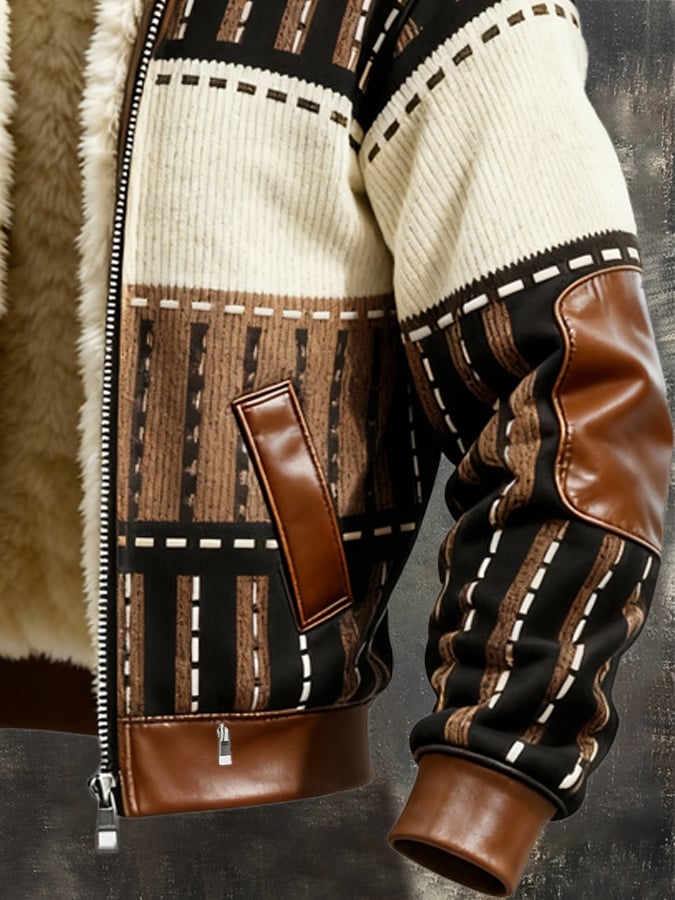 Martin – Chaqueta forrada de forro polar con cremallera