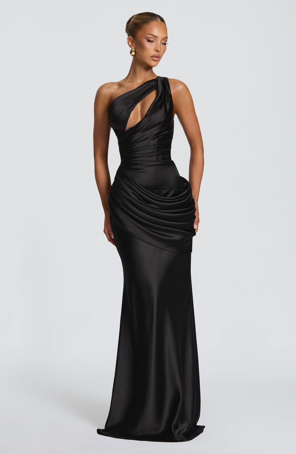 Vestido largo Emina - Negro