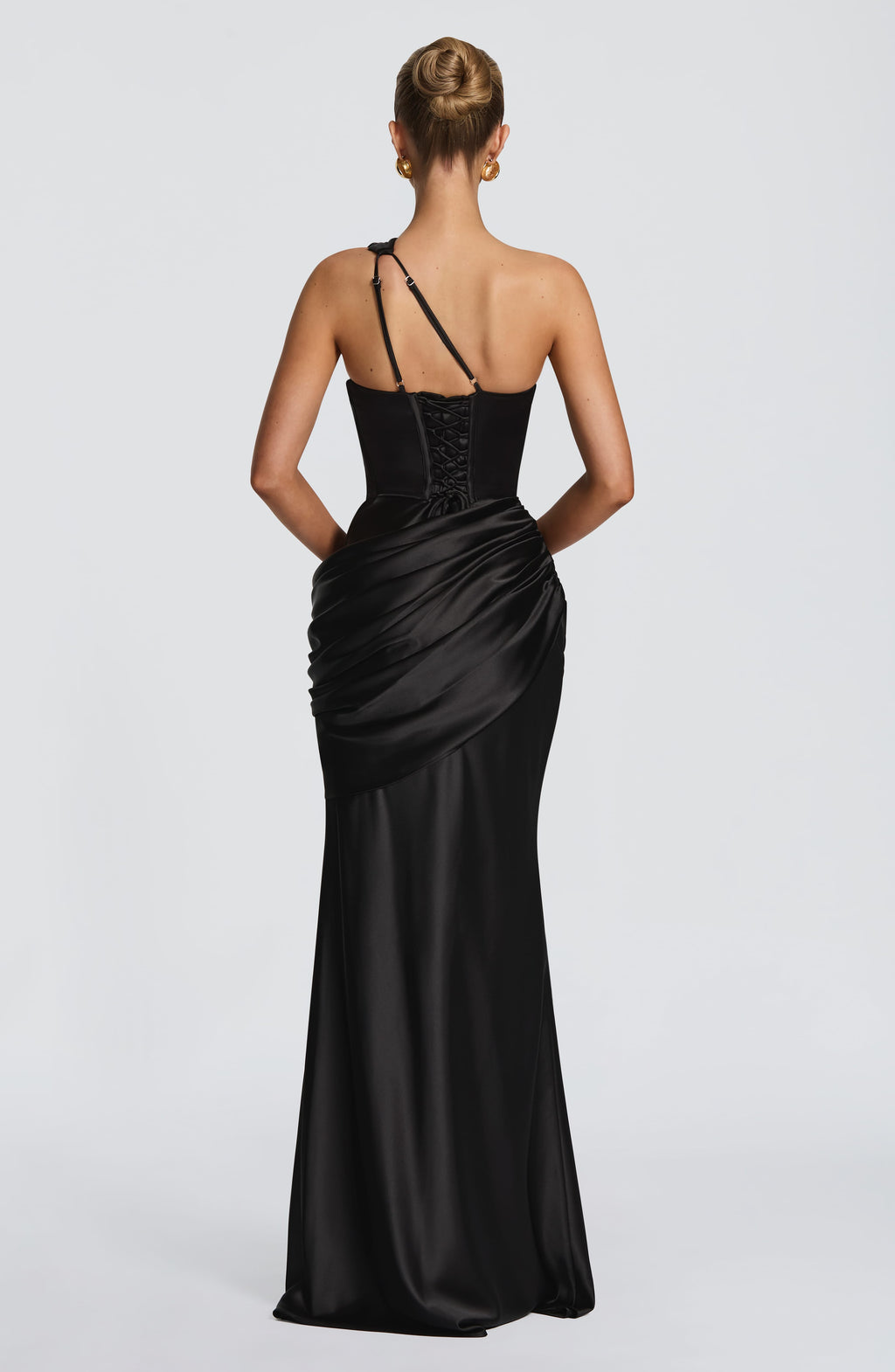 Vestido largo Emina - Negro