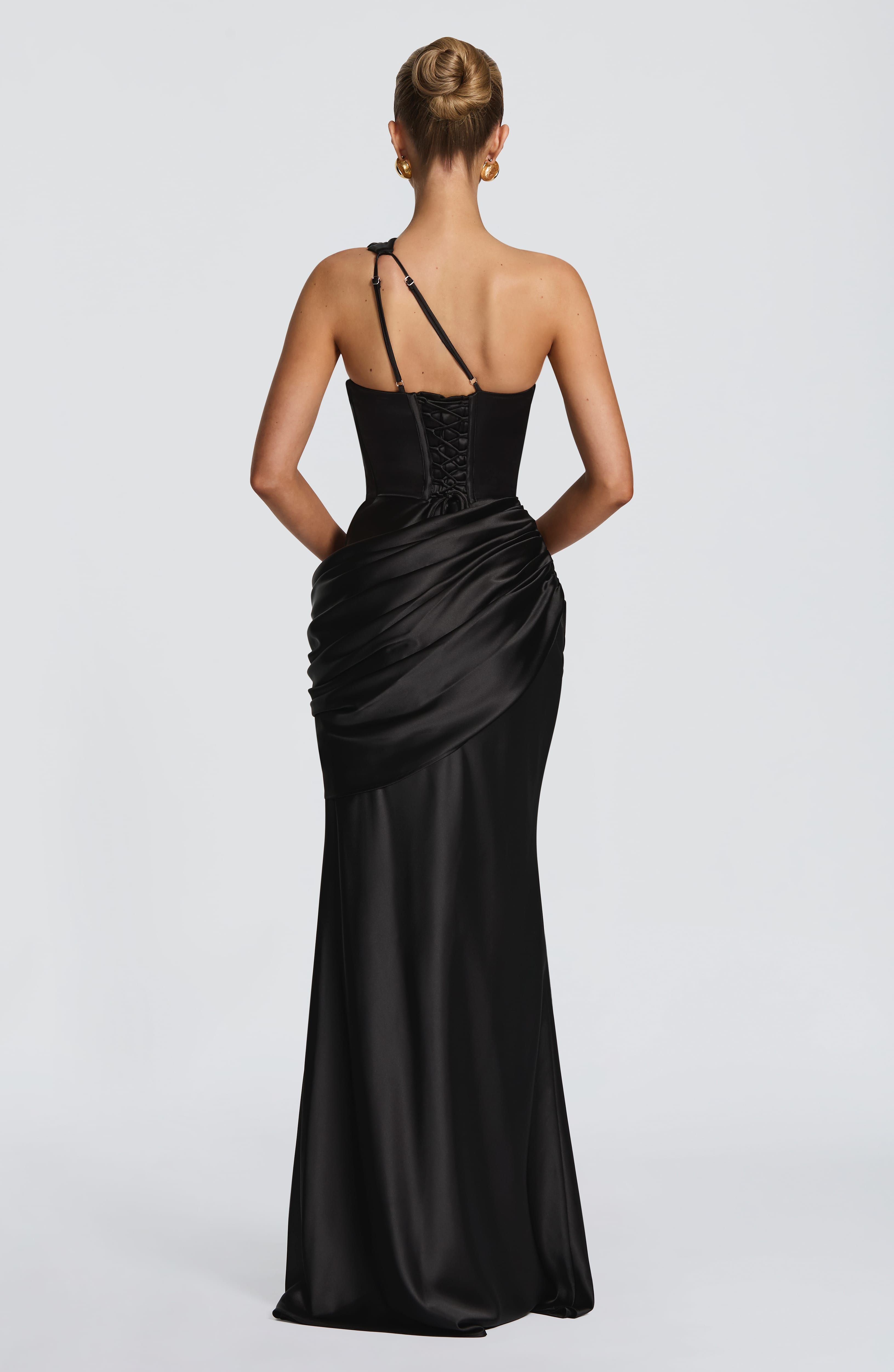 Vestido largo Emina - Negro