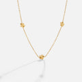Collar de cadena de oro Blumen Power