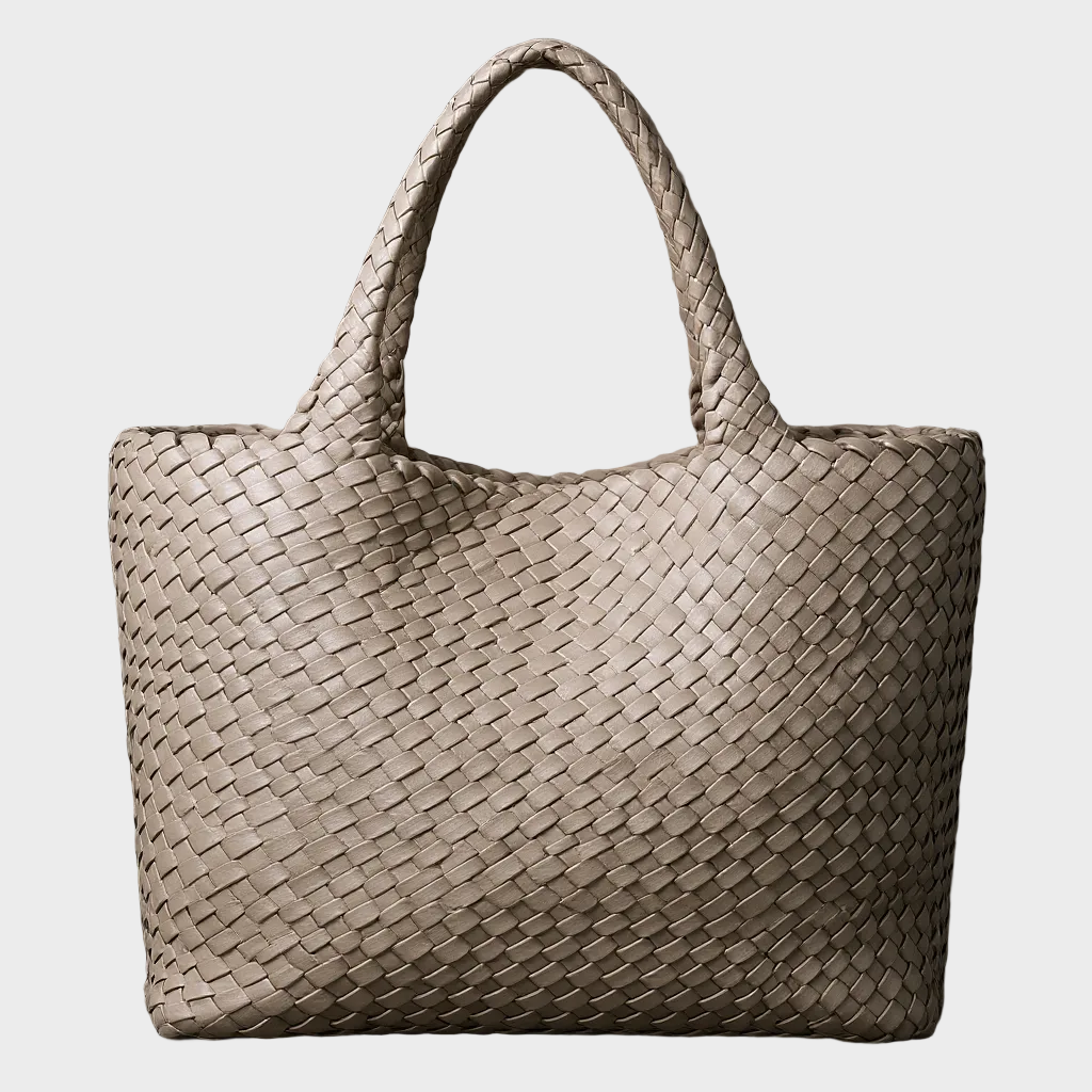 Renata | Lana bolso tote de cuero Artesanal