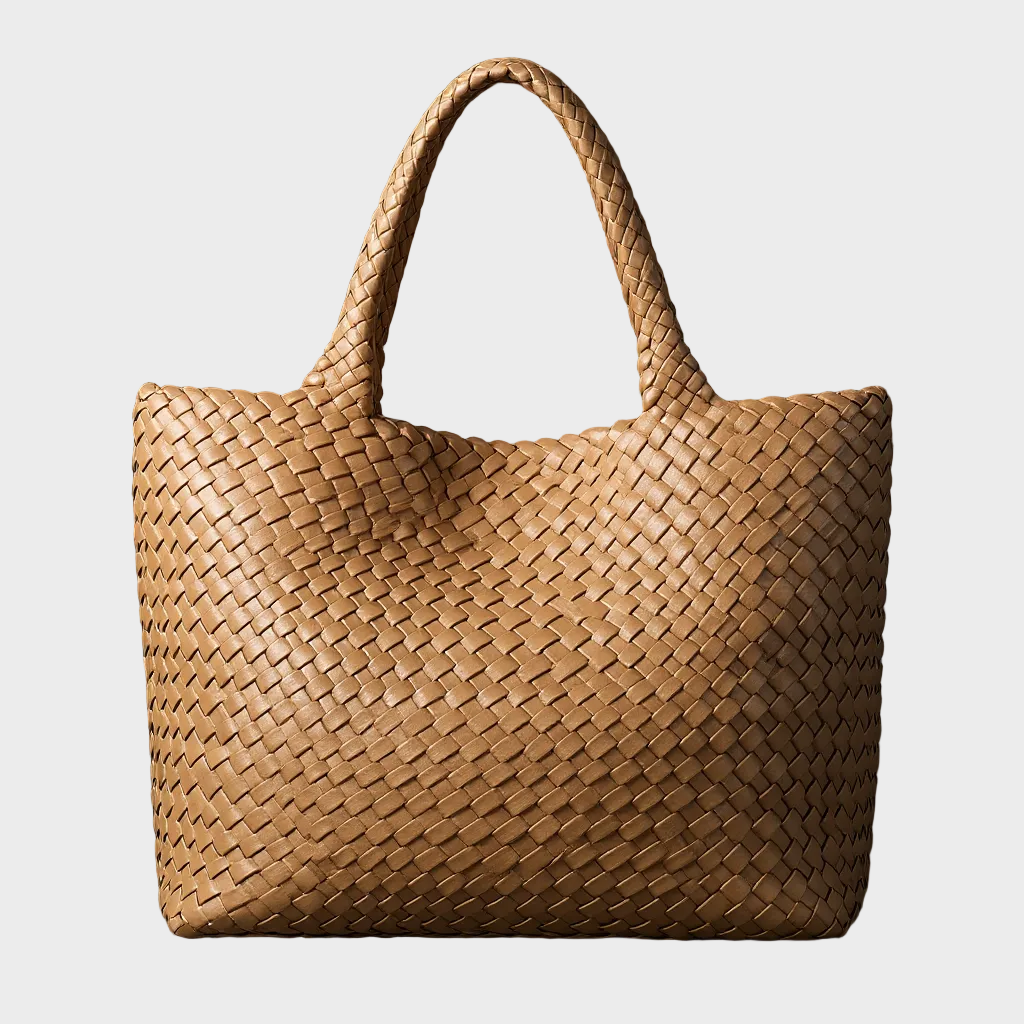 Renata | Lana bolso tote de cuero Artesanal