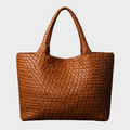 Renata | Lana bolso tote de cuero Artesanal