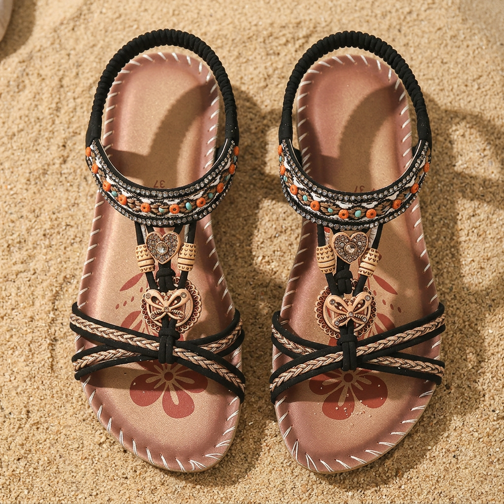 MARVELLE | Sandalias Boho Confort Élina