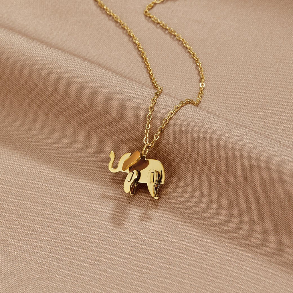 Collar de Elefante Dorado