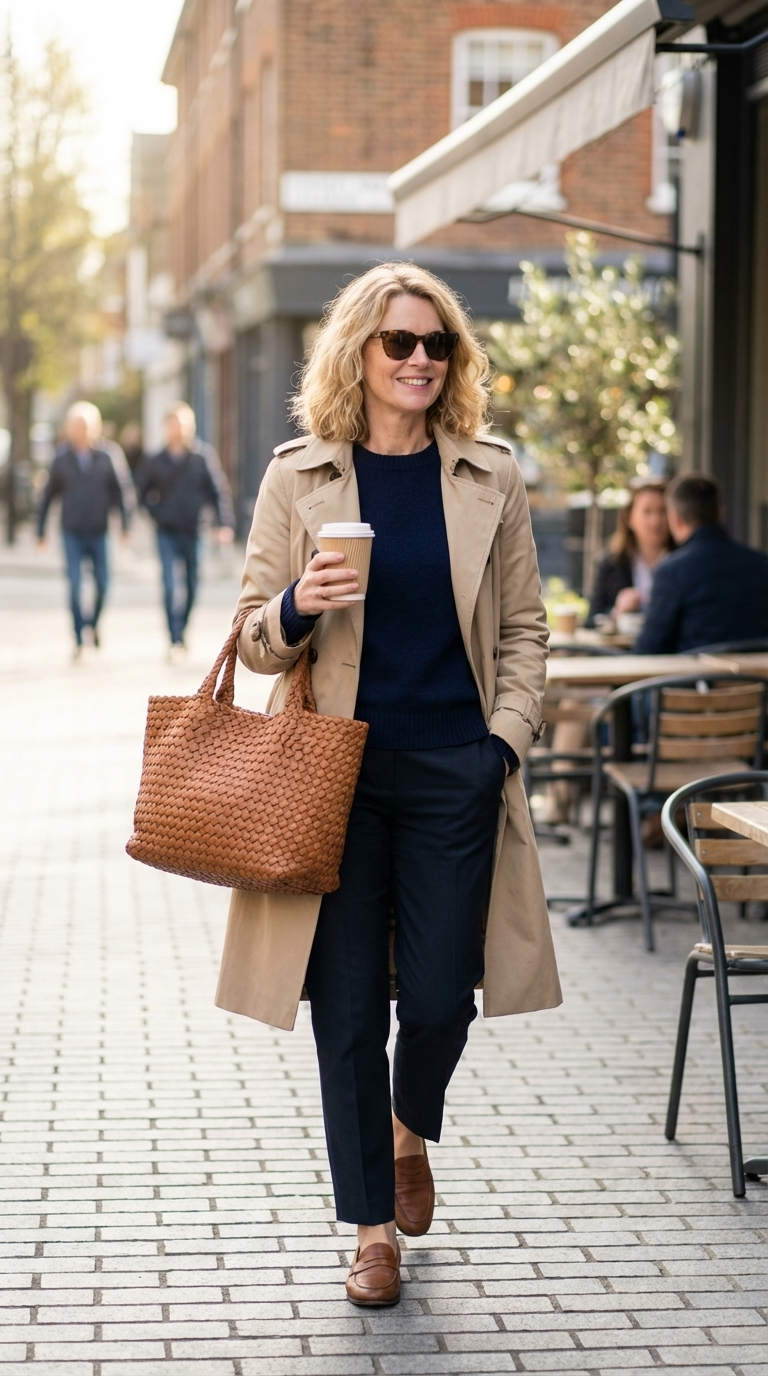 Renata | Lana bolso tote de cuero Artesanal