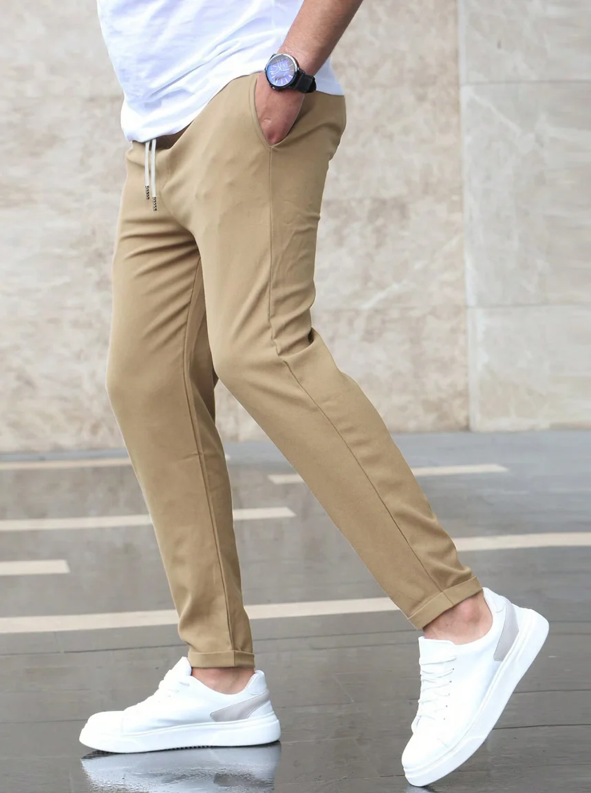 Pantalones elásticos premium de lujo