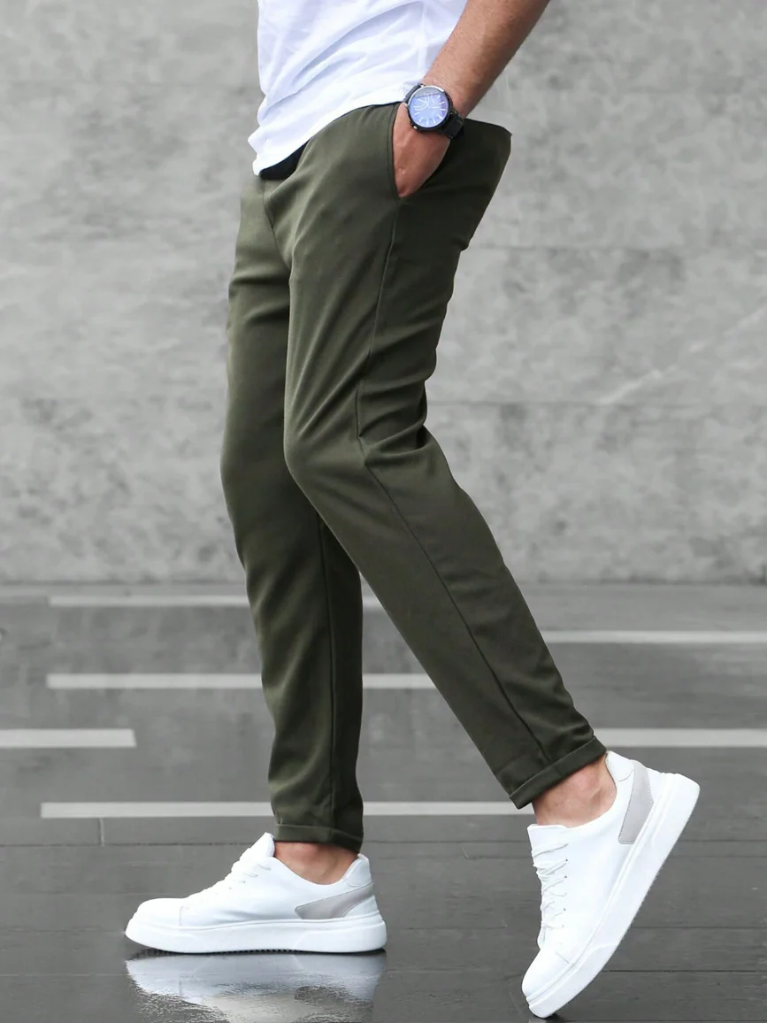 Pantalones elásticos premium de lujo