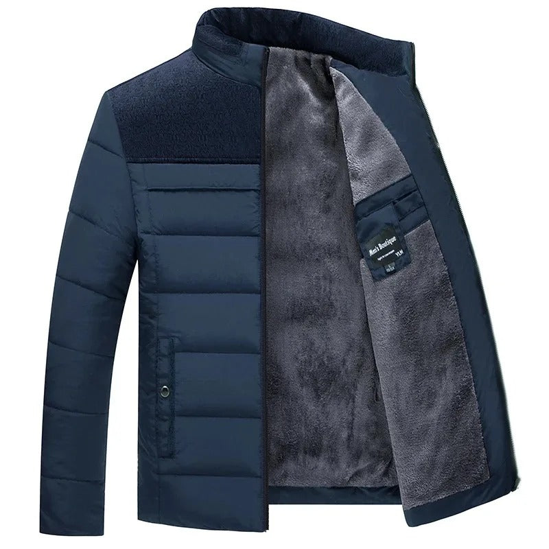 Elegante chaqueta acolchada