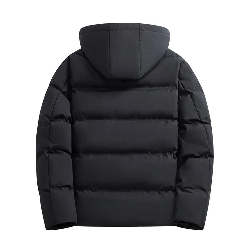 Elegante abrigo de invierno impermeable