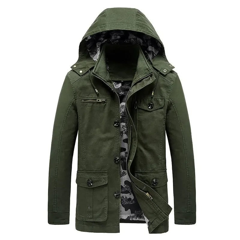 Chaqueta elegante con múltiples bolsillos