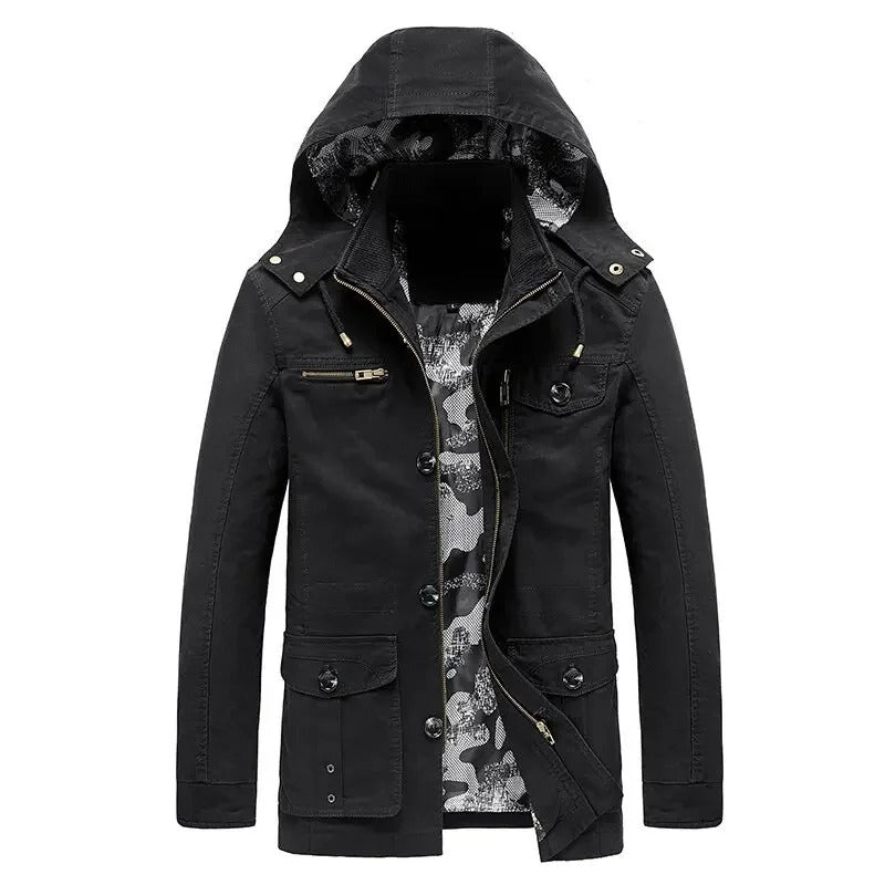 Chaqueta elegante con múltiples bolsillos