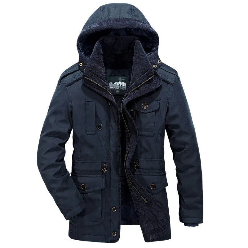 Abrigo de invierno elegante premium
