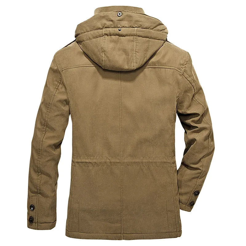 Abrigo de invierno elegante premium
