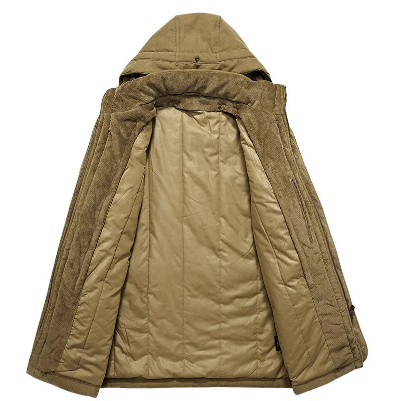 Abrigo de invierno elegante premium