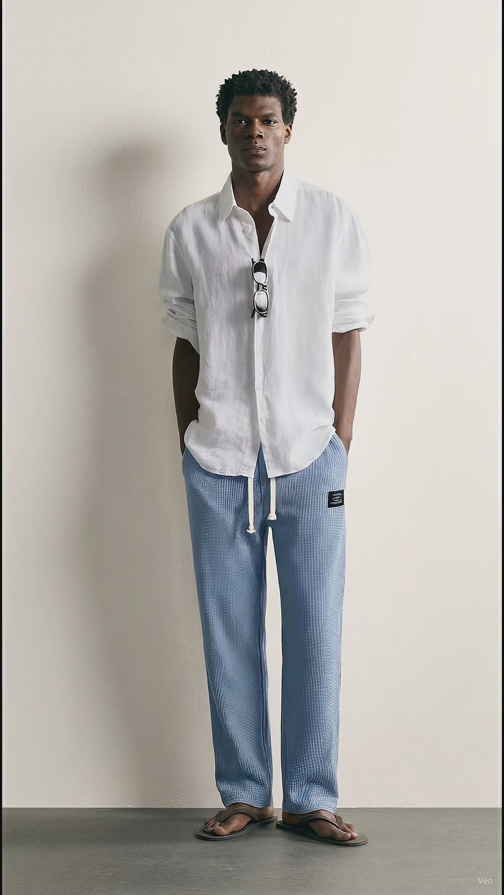Floren | Pantalones anchos ajustables