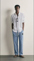 Floren | Pantalones anchos ajustables