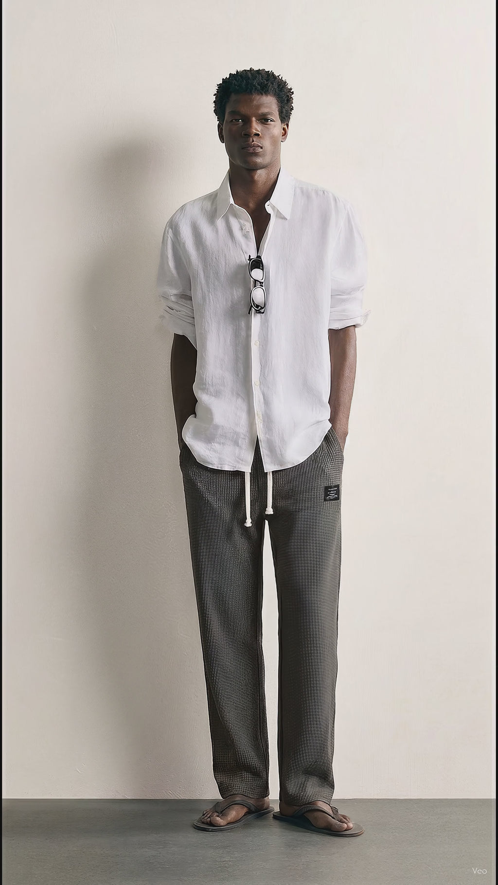 Floren | Pantalones anchos ajustables