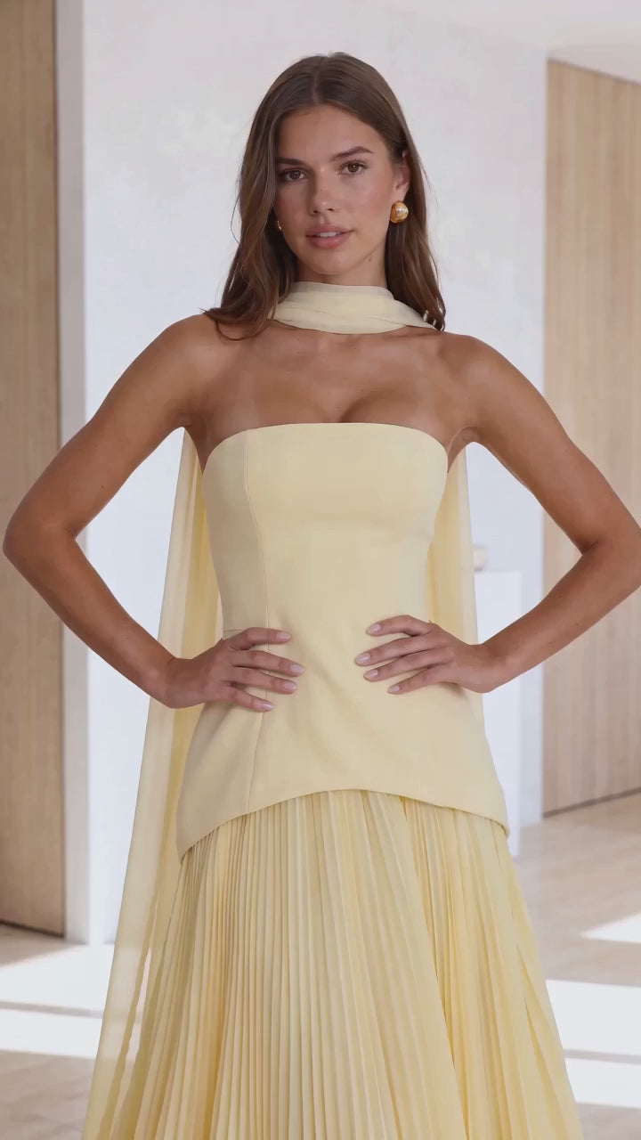 Vestido Seraphina - Limón