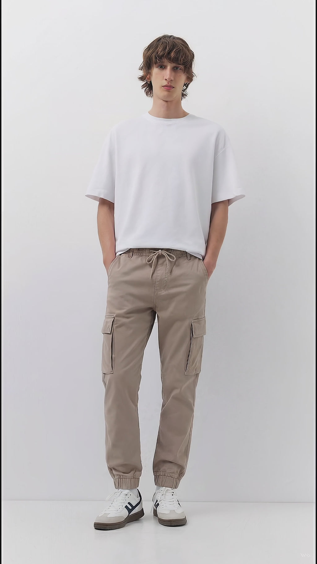 Pantalón Jogger Beige