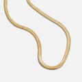 Cadena de serpiente Collar de oro