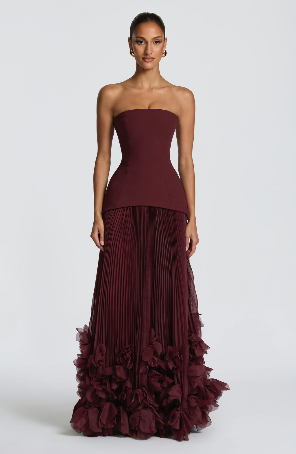 Vestido Seraphina - Laca cereza