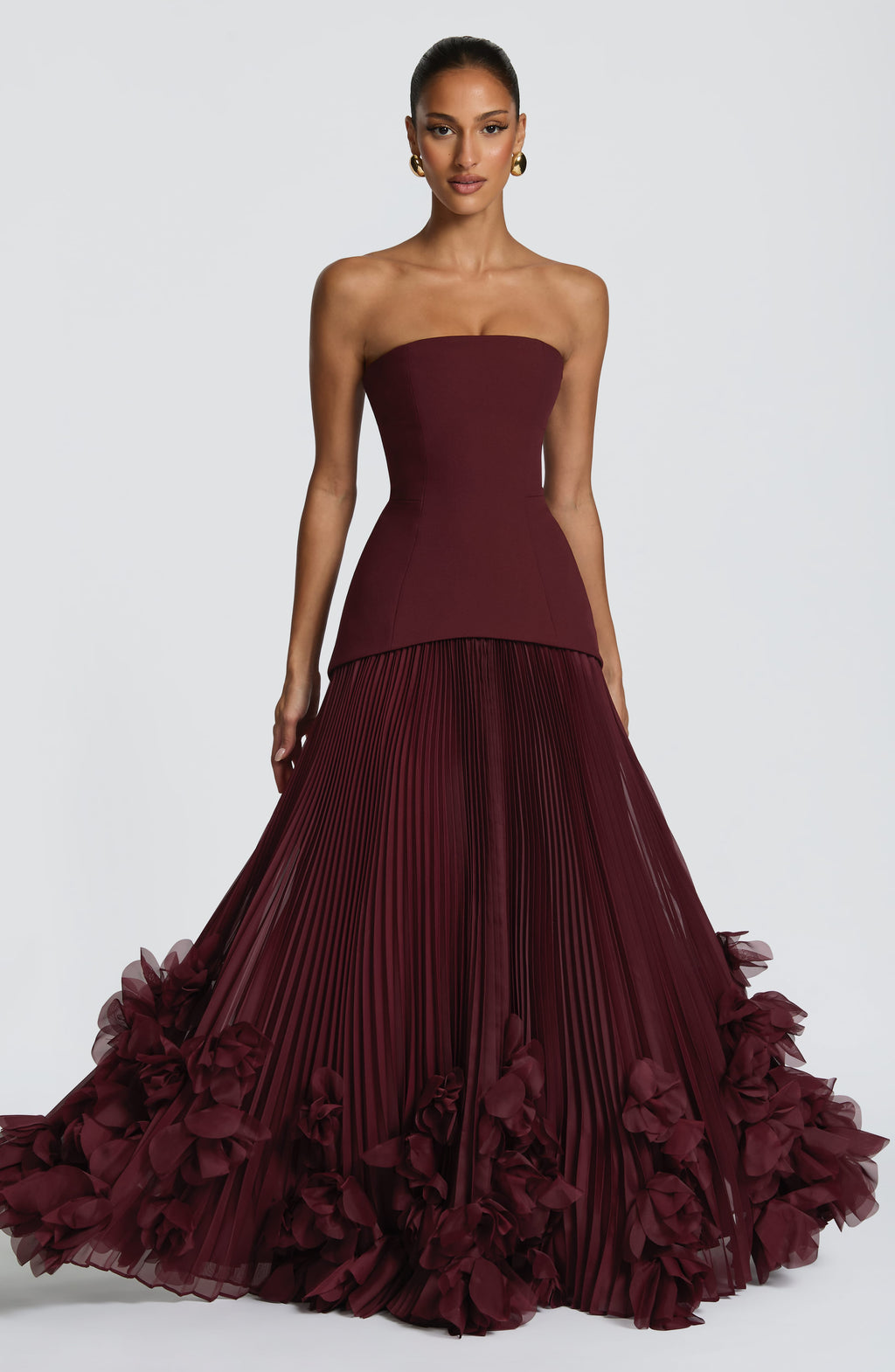 Vestido Seraphina - Laca cereza