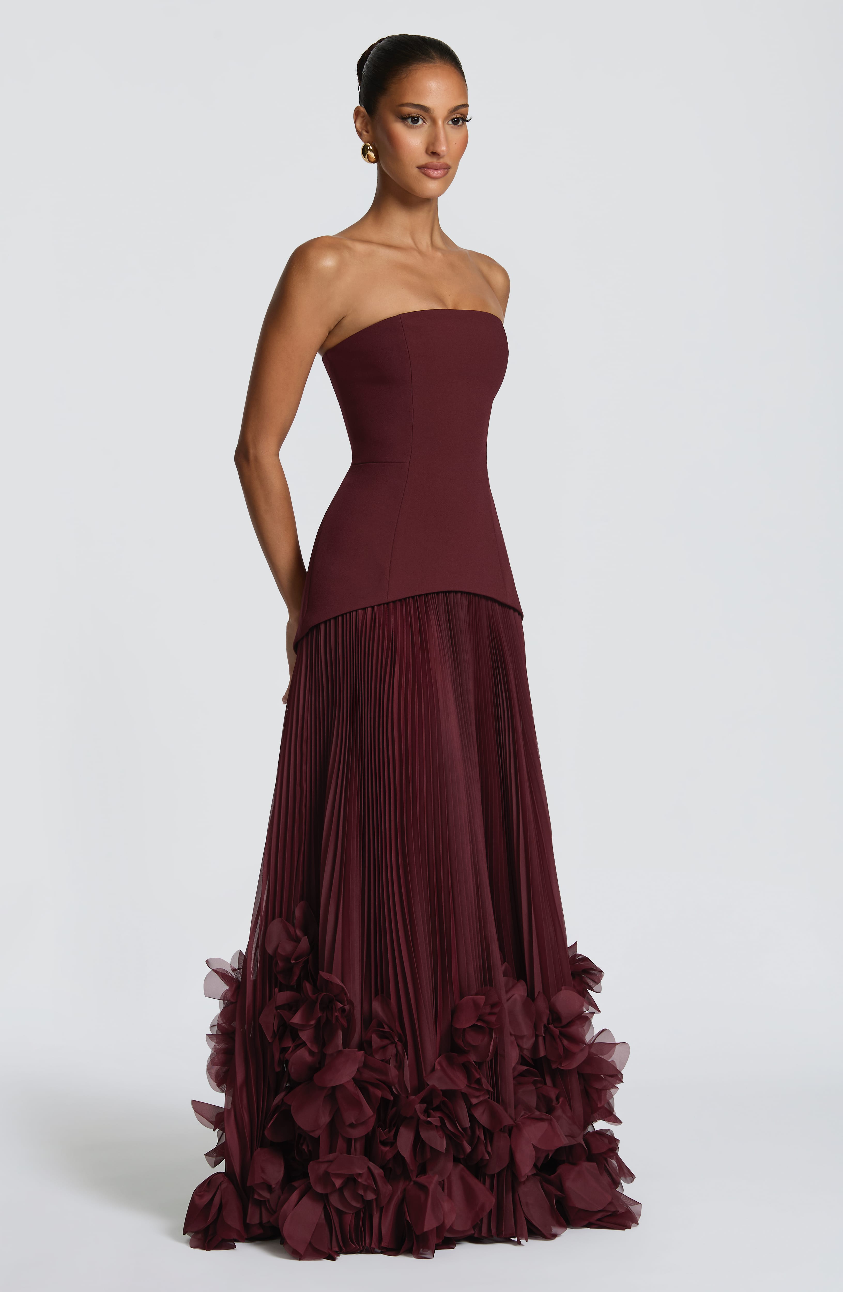 Vestido Seraphina - Laca cereza