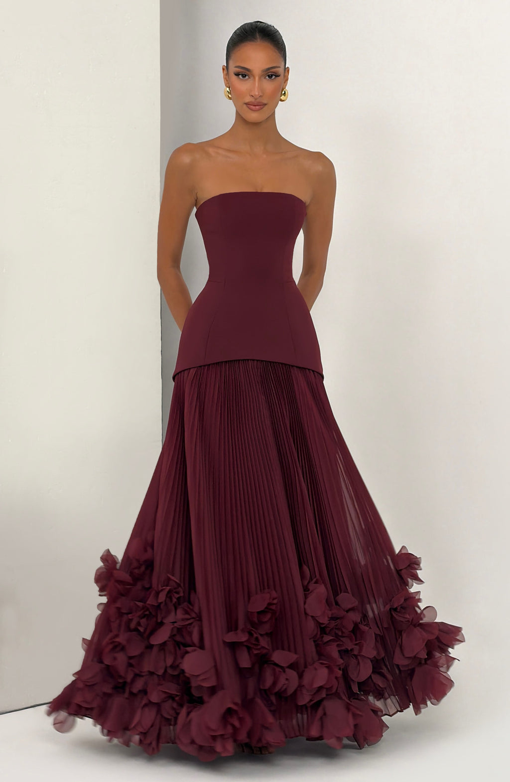 Vestido Seraphina - Laca cereza