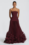 Vestido Seraphina - Laca cereza