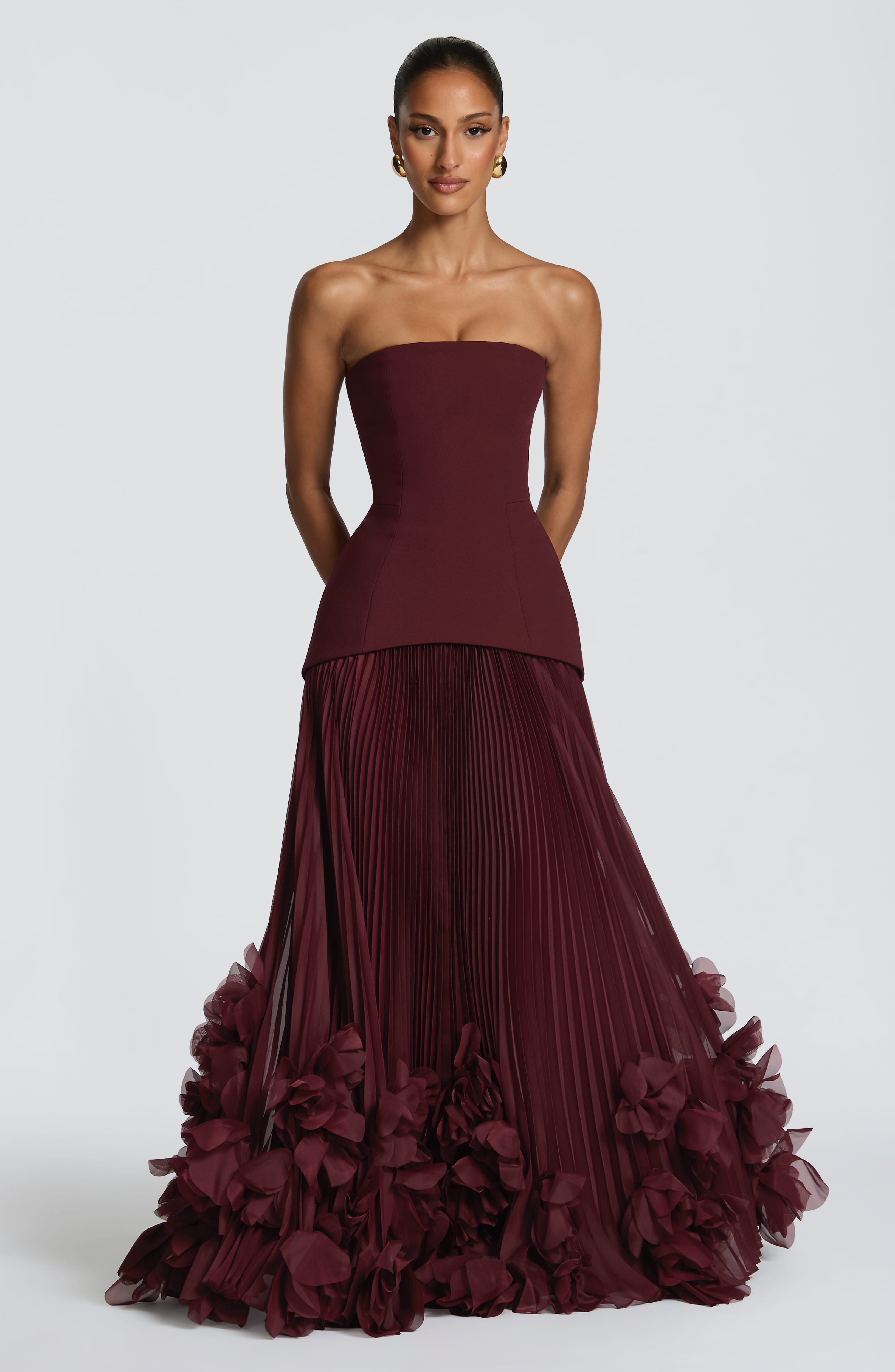 Vestido Seraphina - Laca cereza