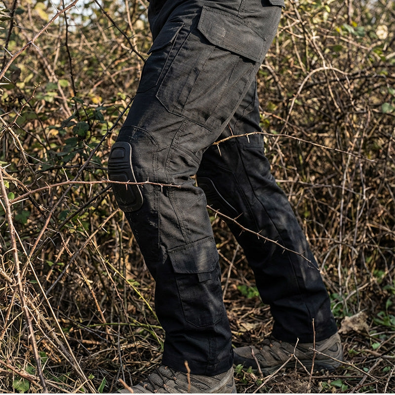 Pantalones Cargo Tácticos para Hombre con Protección para las Rodillas