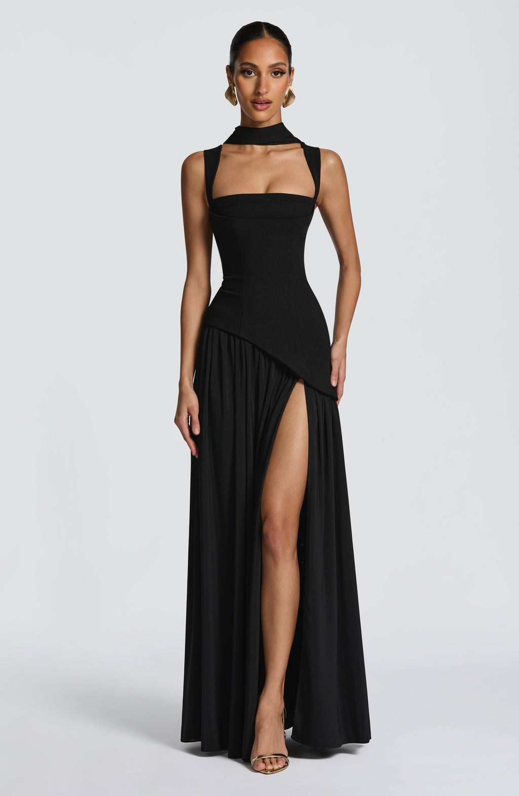 Vestido largo Tullulah - Negro