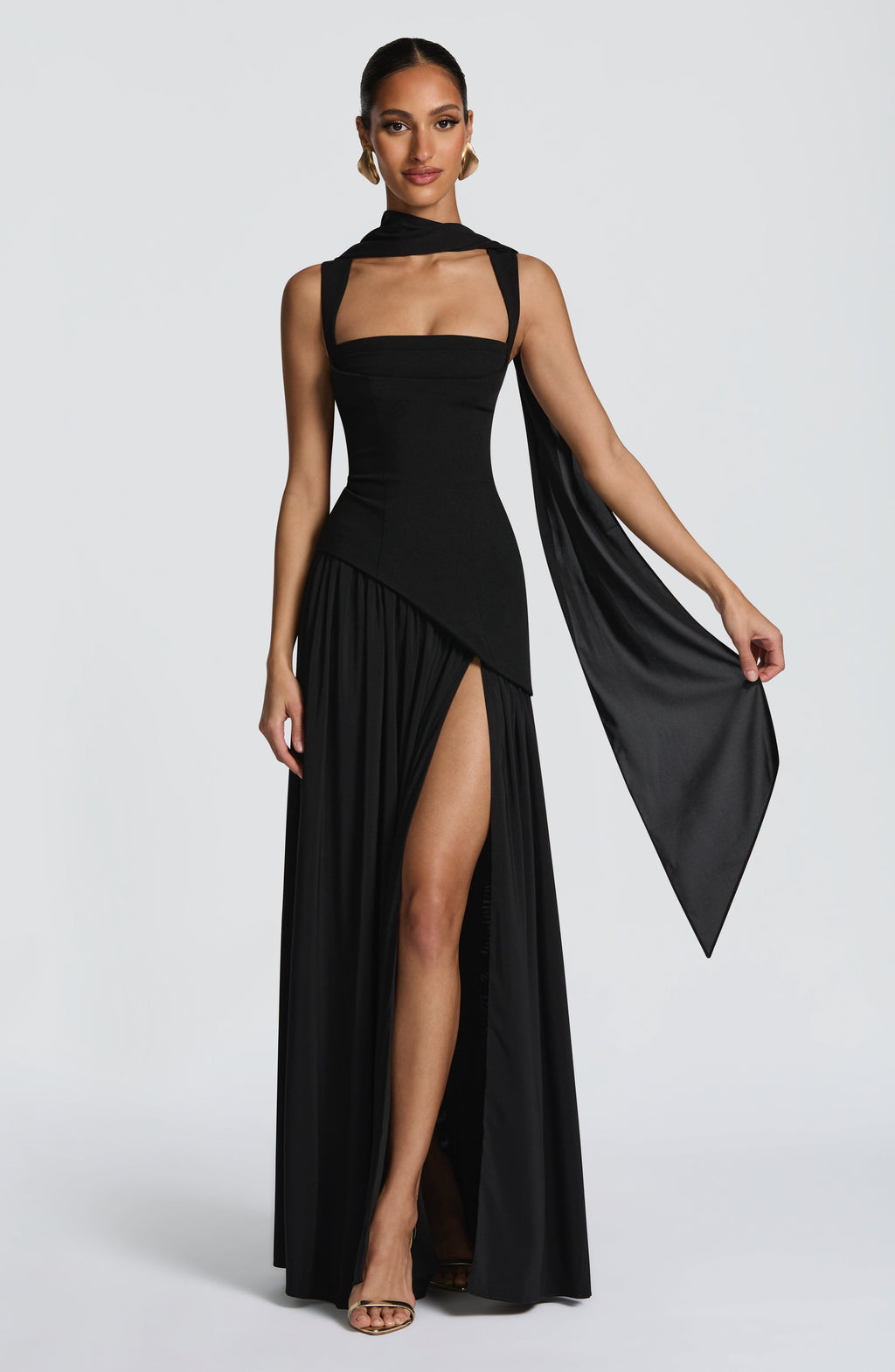 Vestido largo Tullulah - Negro