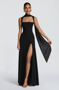 Vestido largo Tullulah - Negro