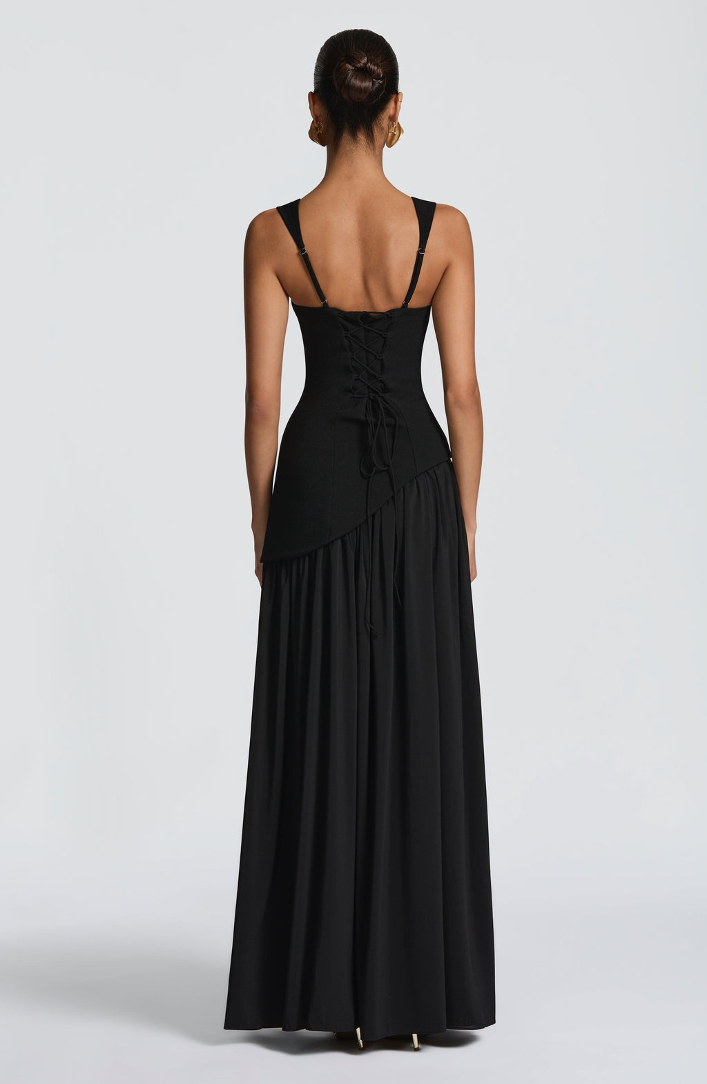 Vestido largo Tullulah - Negro