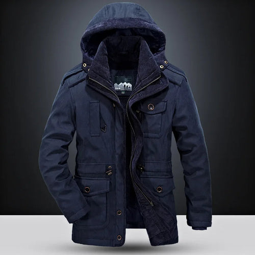 Abrigo de invierno elegante premium